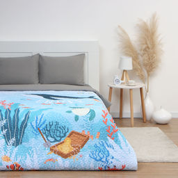 Покрывало Этель 1,5 сп Under the sea 145*2105 см, микрофибра