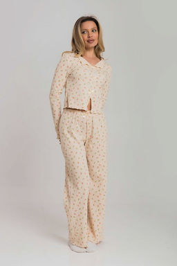 Пижама М325375бп бежевый/персиковый - Елена фото 2