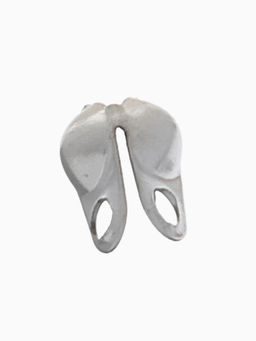 Концевик, цвет серебро, СМ-262, 3.2 мм (набор 20 шт.)