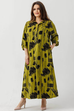 Платье 6145/05/Горчичный