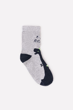 CROCKID СТОК! Носки. Цвет: св.серый меланж