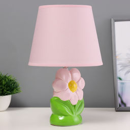 Настольная лампа Цветок Е14 40 Вт розовый 20?20?33 см - Risalux фото 3