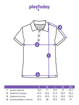 PlayToday / Футболка-поло мужская  фото 10
