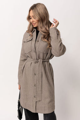 Пальто Golden Valley 7117 фиолетовый  фото 3