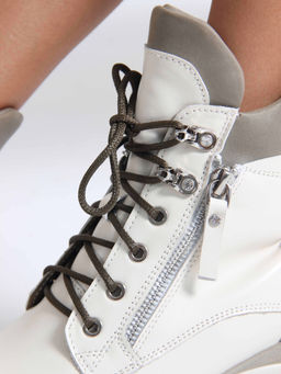 Ботинки 261.uno2gr.Бежевый хаки/Байка