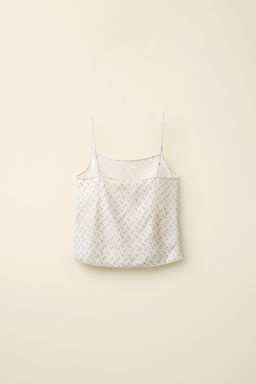 TOP SEDA 100% CREATED BY CARAMEL LONDON X ZARA / Estampado