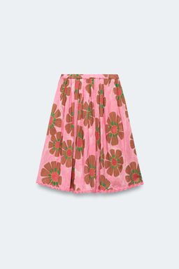 6-14 A?OS/ FALDA MIDI ESTAMPADO FLORES LIMITED EDITION / Estampado - Zara фото 2