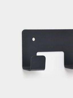 Вешалка настенная 5 крючков, цвет черный