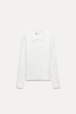 PLAIN KNIT CARDIGAN - Zara фото 4