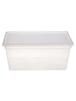Ящики пластиковые для хранения, с крышкой, набор 2 шт.: 10 л, 16 л, прозрачно-матовый - Соломон фото 6