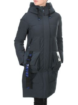 20-901 AQUAMARINE Пальто зимнее женское HAPPYSNOW (150 гр. холлофайбера)