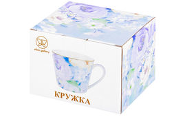 Кружка 450 мл 12,8*10,3*8,5 см Акварель голубая NEW BONE CHINA - Elan gallery фото 8