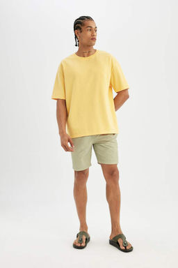 Короткие шорты для плавания стандартного кроя на сетчатой подкладке