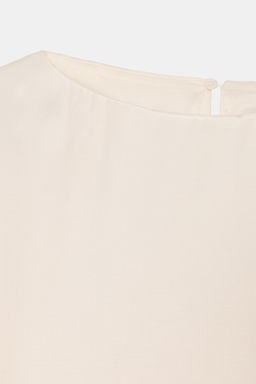 TOP FLUIDO MANGA CORTA ZW COLLECTION / Crudo - Zara фото 7