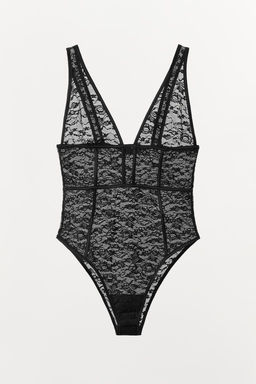 CONTRAST LACE BODYSUIT - Zara фото 6