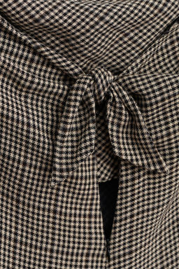 LIMITED EDITION CHECKED DRESS WITH BOX PLEATS - Zara фото 9