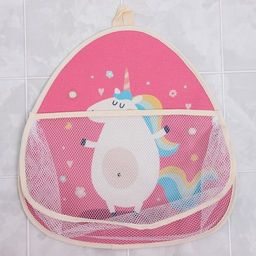 Сетка для хранения игрушек в ванной с петелькой Единорожка