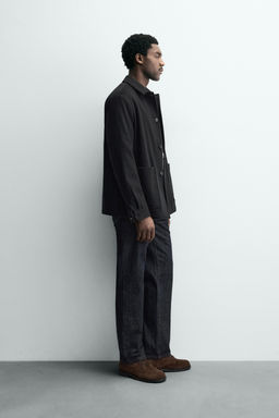 RELAXED FIT WOOL BLEND BLAZER - Zara фото 4