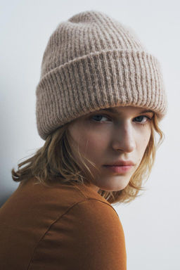 TURN-UP KNIT BEANIE - Zara фото 11