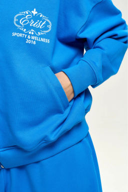 Худи ZIP Wellness Electric Blue - Erist store фото 5