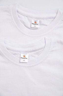 Набор детских однотонных футболок 2 шт. Happyfox