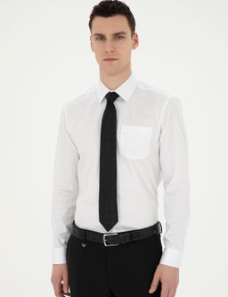 Beyaz Regular Fit Uzun Kollu Basic G_mlek - Pierre cardin фото 10