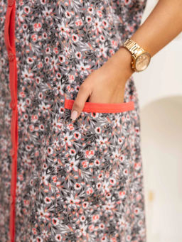 Халат женский, цвет серый