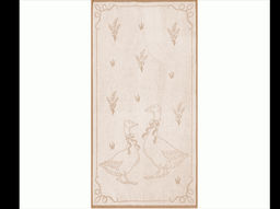 6с102.511ж2 Прованс-гуси (лён3) Полотенце махровое 67х150см