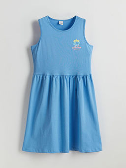 Bisiklet Yaka K?z ?ocuk Elbise