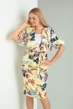 Костюм Gamma & Gracia 545 желтый цветы