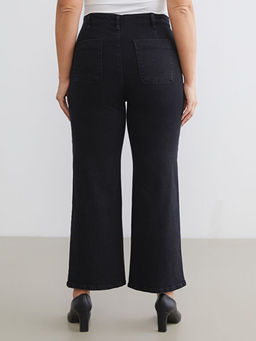 B?y?k Beden Wideleg Kad?n Jean Pantolon