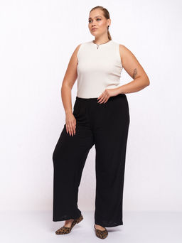 Брюки из холодного трикотажа BB12007BLK01