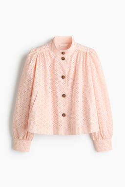 Chaqueta de algod?n con bordado ingl?s