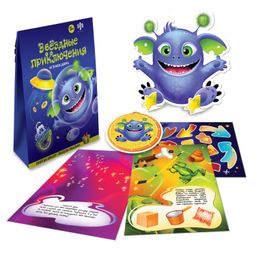 Игра настольная развивающая для детей. Серия Квесты вместе арт. 56624 ЗВЕЗДНЫЕ ПРИКЛЮЧЕНИЯ