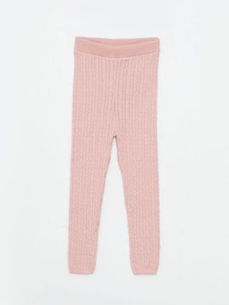 Beli Lastikli Kendinden Desenli K?z Bebek Tayt