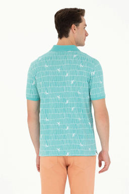 U. S. Polo Assn Мужская мятная футболка - U.s. polo assn фото 5