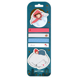 Закладки самоклеящ. фигурные MESHU "Little Red" (MS_54261) 65*60м, 60*12мм, 6шт.*20л.