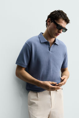 POLO PIQU? REGULAR FIT / Azul - Zara фото 6