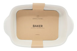 Форма для запекания, 29х22 см, керамика, прямоугольная, молочная, Baker - Anna lafarg фото 6