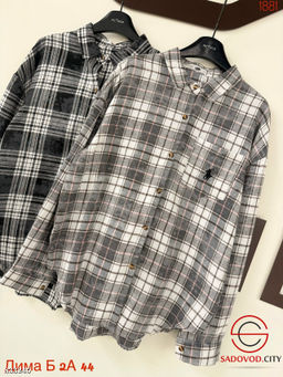 Рубашка женская в клетку