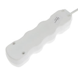 Удлинитель Luazon Lighting ECO, 3 розетки, 2.7 м, 10 А, 2200 Вт, ПВС 3х0.75 мм2, с з/к,белый