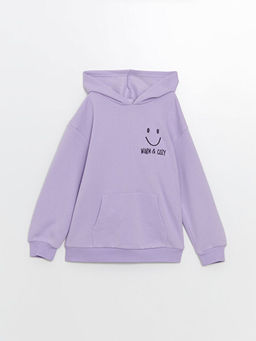 Kap??onlu K?z ?ocuk Sweatshirt