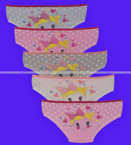 Цена за 5 шт. Детские трусы для девочек Турция арт. 116380