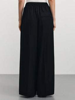 Брюки прямые с резинкой в поясе / Zarina  фото 4