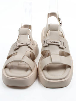 08-PET252-2 LT. BEIGE Босоножки женские (натуральная кожа)