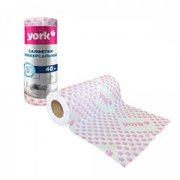 Салфетка 40 шт в рулоне вискозная Тюльпан Премиум 25*40 арт. 020480