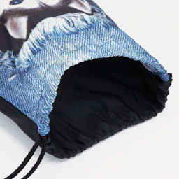 Мешок для обуви на шнурке, цвет голубой - Simaland фото 3