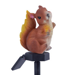 USL-S-835/PM410 SQUIRREL-1 Садовый светильник на солнечной батарее Белка-1. 1 светодиод. Теплый белый свет. 1*АAА Ni-Mh аккумулятор в/к. IP44. TM Uniel - Volpe фото 3