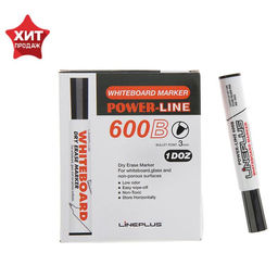 Цена за 12 шт. Маркер для доски Line Plus 600B, 3.0 мм, чёрный