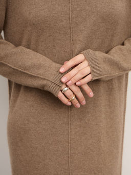 Платье из кашемира 13210 капучино